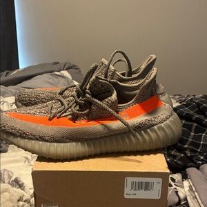 Adidas Yeezy Boost 350 V2 with Orange Accent
